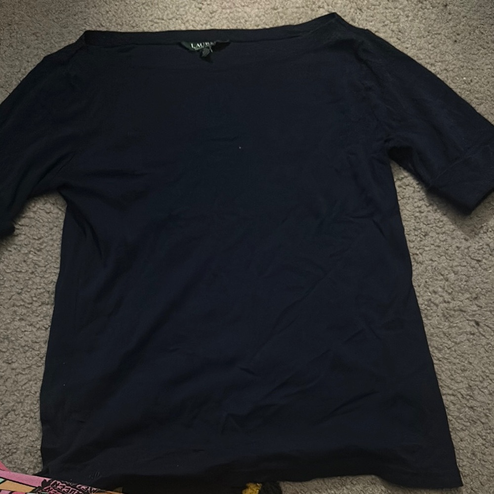 Lauren Ralph Lauren Black Blouse